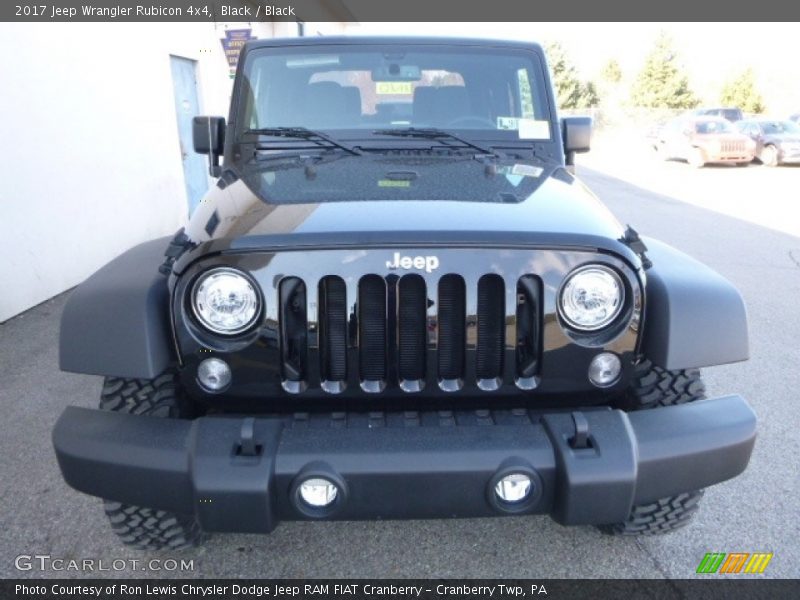 Black / Black 2017 Jeep Wrangler Rubicon 4x4