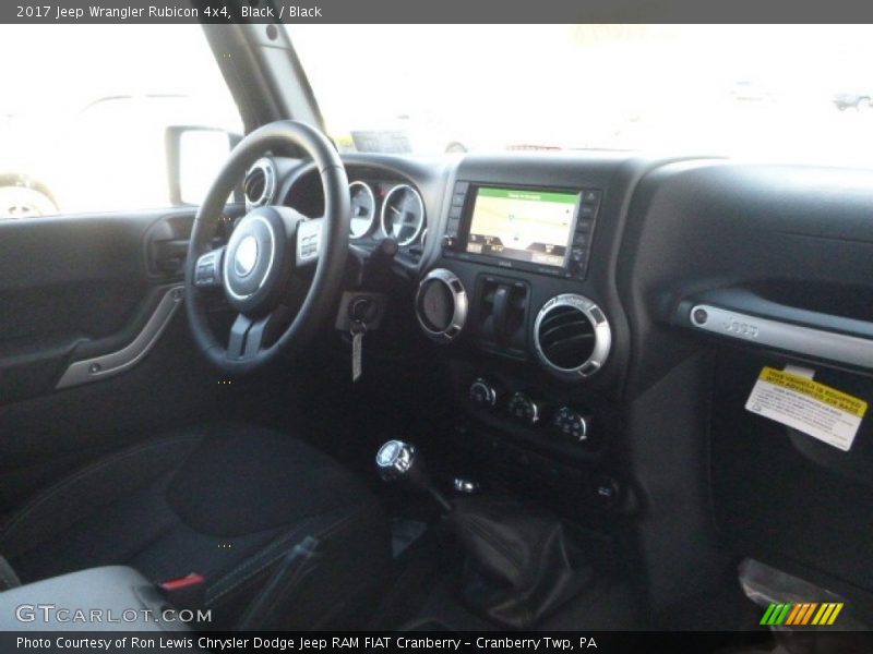 Black / Black 2017 Jeep Wrangler Rubicon 4x4