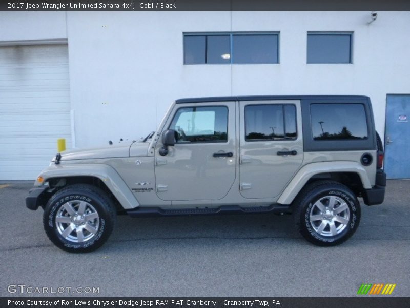 Gobi / Black 2017 Jeep Wrangler Unlimited Sahara 4x4