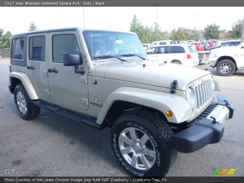 Gobi / Black 2017 Jeep Wrangler Unlimited Sahara 4x4