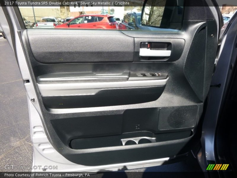 Silver Sky Metallic / Graphite 2017 Toyota Tundra SR5 Double Cab 4x4
