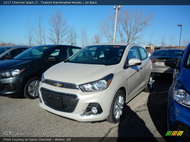 Toasted Marshmallow Metallic / Jet Black 2017 Chevrolet Spark LT