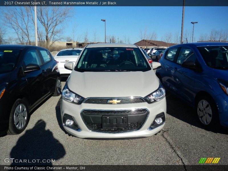Toasted Marshmallow Metallic / Jet Black 2017 Chevrolet Spark LT