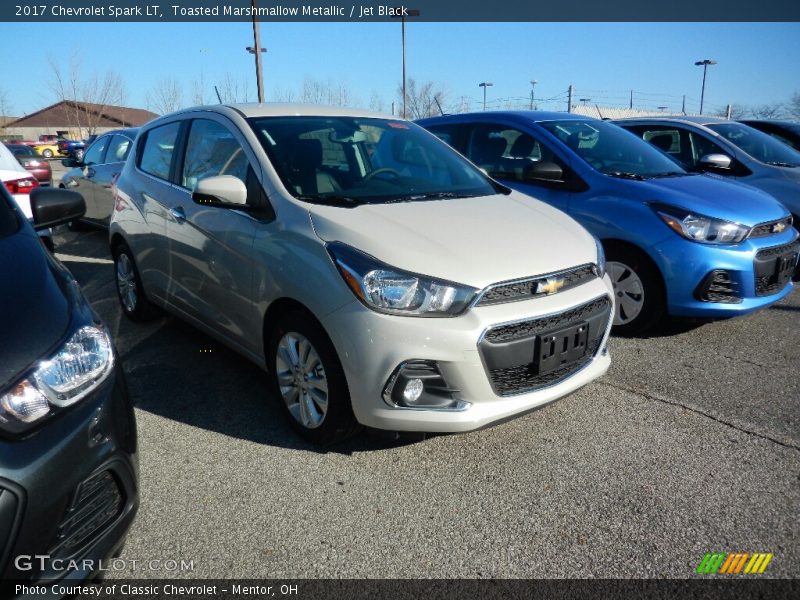 Toasted Marshmallow Metallic / Jet Black 2017 Chevrolet Spark LT