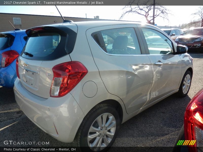 Toasted Marshmallow Metallic / Jet Black 2017 Chevrolet Spark LT