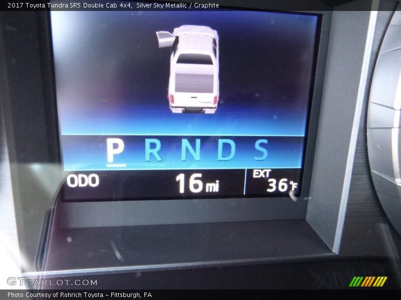 Silver Sky Metallic / Graphite 2017 Toyota Tundra SR5 Double Cab 4x4