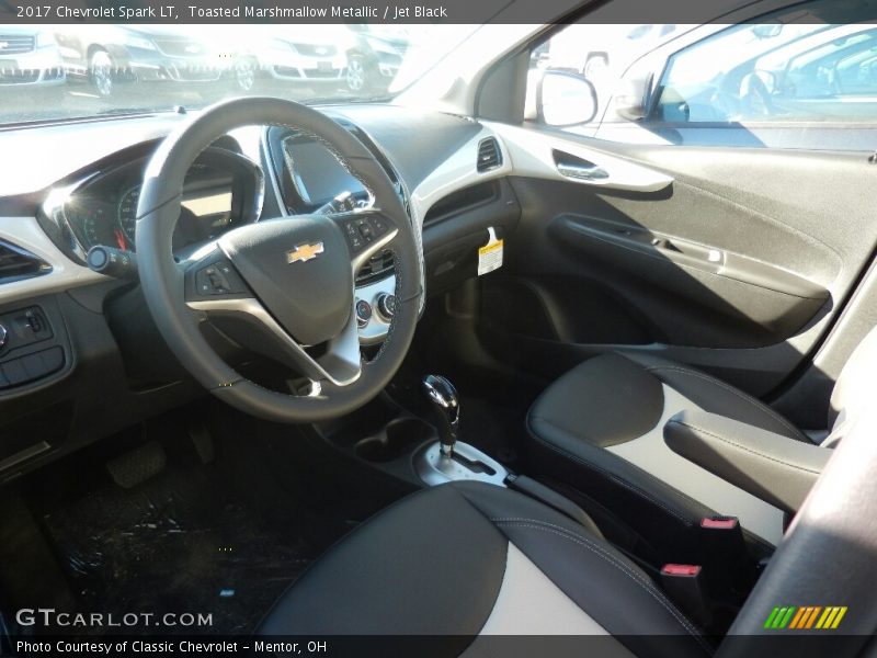 Toasted Marshmallow Metallic / Jet Black 2017 Chevrolet Spark LT