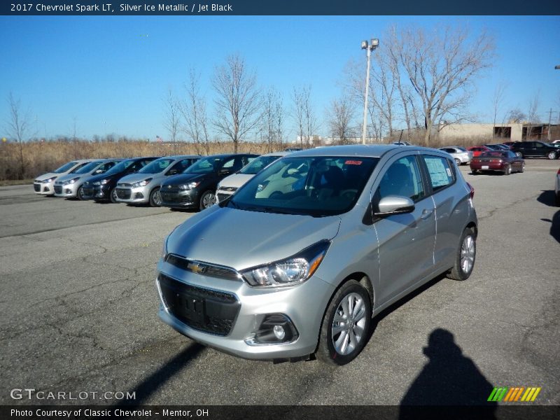 Silver Ice Metallic / Jet Black 2017 Chevrolet Spark LT