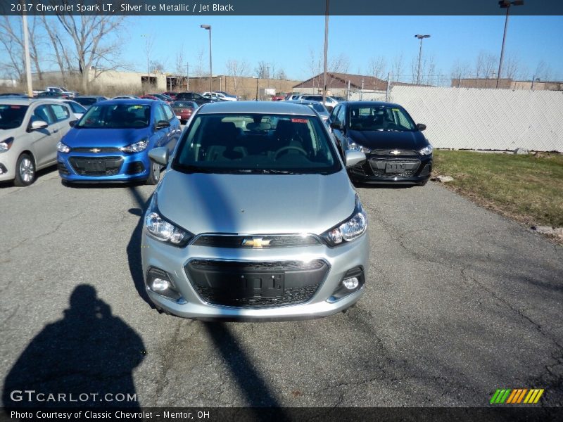 Silver Ice Metallic / Jet Black 2017 Chevrolet Spark LT