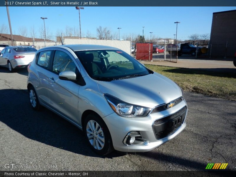 Silver Ice Metallic / Jet Black 2017 Chevrolet Spark LT