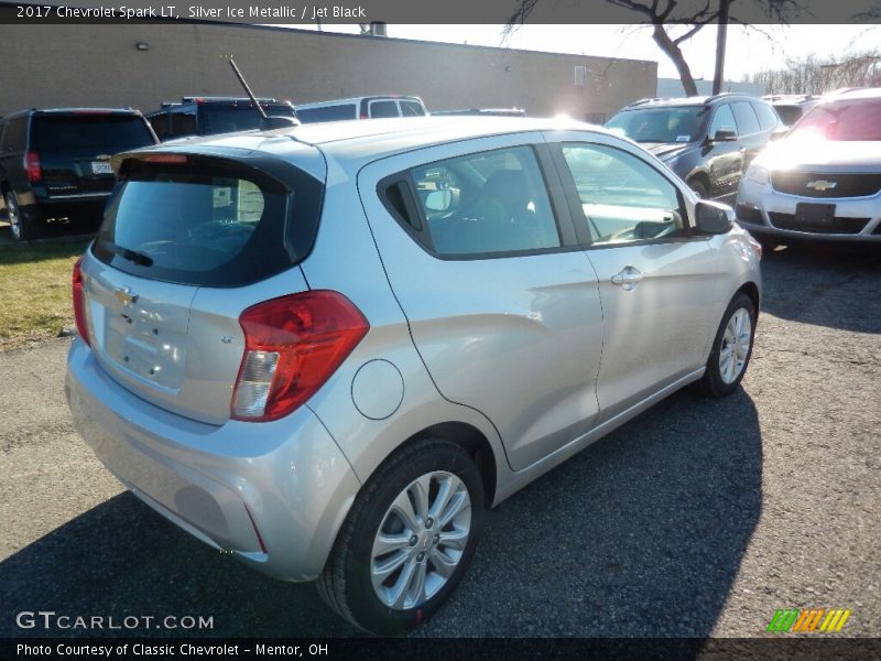 Silver Ice Metallic / Jet Black 2017 Chevrolet Spark LT