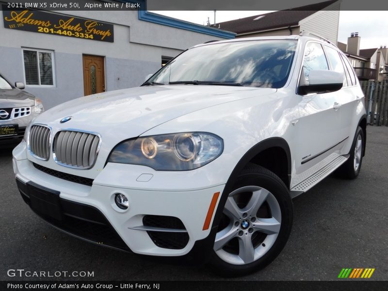 Alpine White / Black 2011 BMW X5 xDrive 50i
