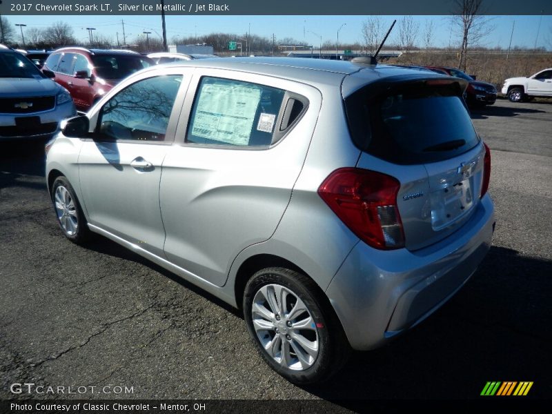 Silver Ice Metallic / Jet Black 2017 Chevrolet Spark LT