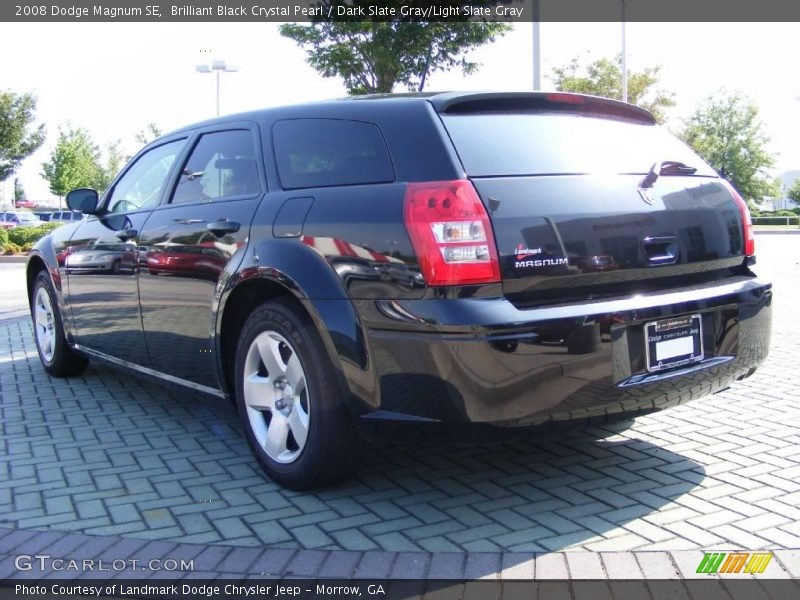 Brilliant Black Crystal Pearl / Dark Slate Gray/Light Slate Gray 2008 Dodge Magnum SE