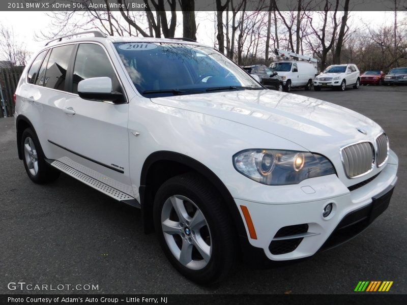 Alpine White / Black 2011 BMW X5 xDrive 50i