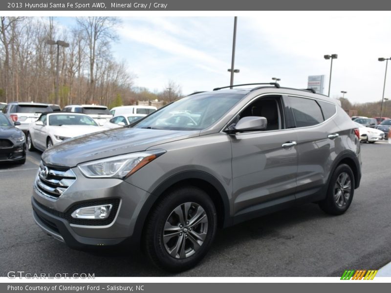 Mineral Gray / Gray 2013 Hyundai Santa Fe Sport AWD