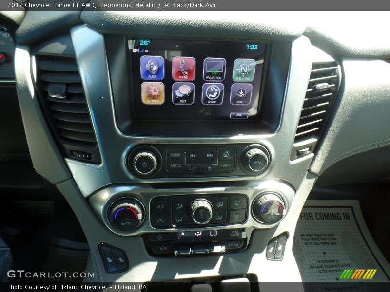 Pepperdust Metallic / Jet Black/Dark Ash 2017 Chevrolet Tahoe LT 4WD