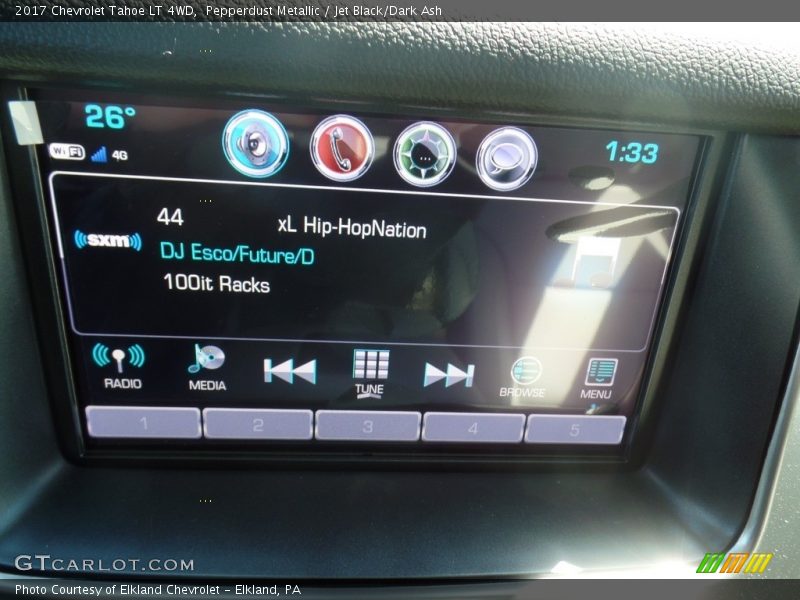 Pepperdust Metallic / Jet Black/Dark Ash 2017 Chevrolet Tahoe LT 4WD