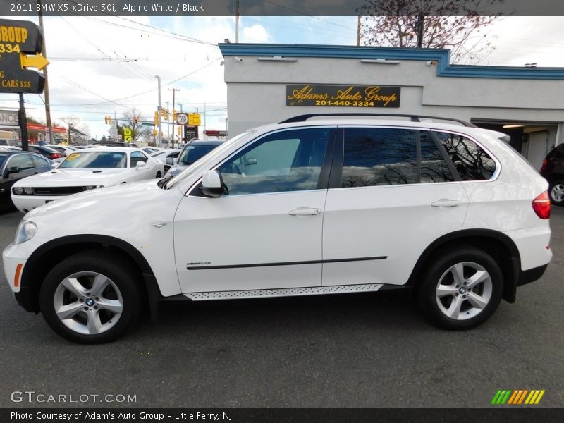 Alpine White / Black 2011 BMW X5 xDrive 50i