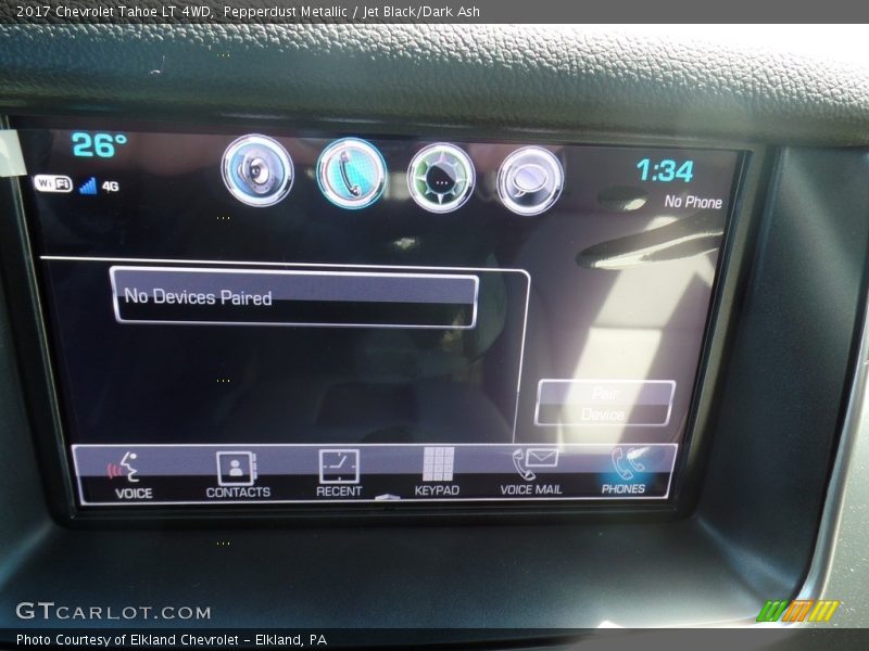 Pepperdust Metallic / Jet Black/Dark Ash 2017 Chevrolet Tahoe LT 4WD