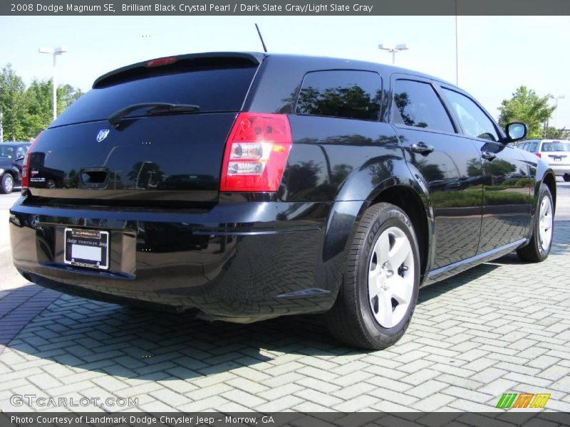 Brilliant Black Crystal Pearl / Dark Slate Gray/Light Slate Gray 2008 Dodge Magnum SE