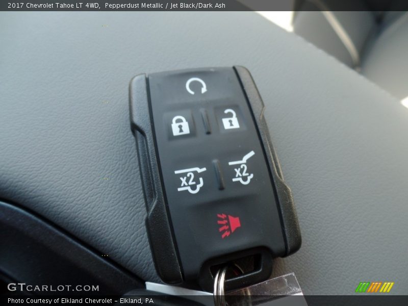 Pepperdust Metallic / Jet Black/Dark Ash 2017 Chevrolet Tahoe LT 4WD