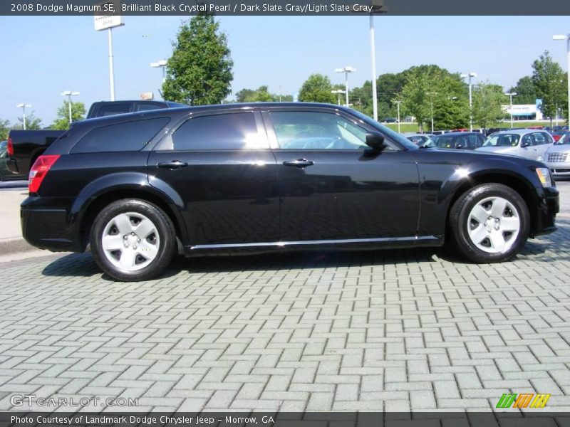 Brilliant Black Crystal Pearl / Dark Slate Gray/Light Slate Gray 2008 Dodge Magnum SE
