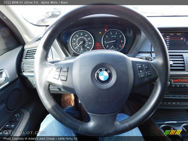 Alpine White / Black 2011 BMW X5 xDrive 50i