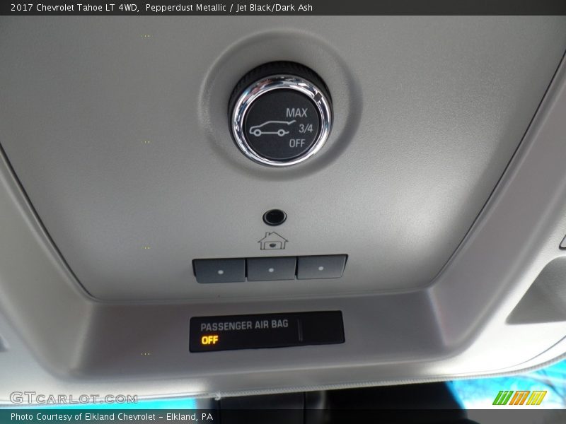 Pepperdust Metallic / Jet Black/Dark Ash 2017 Chevrolet Tahoe LT 4WD