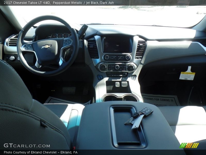 Pepperdust Metallic / Jet Black/Dark Ash 2017 Chevrolet Tahoe LT 4WD