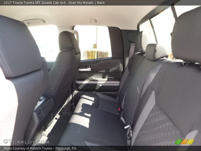 Silver Sky Metallic / Black 2017 Toyota Tundra SR5 Double Cab 4x4