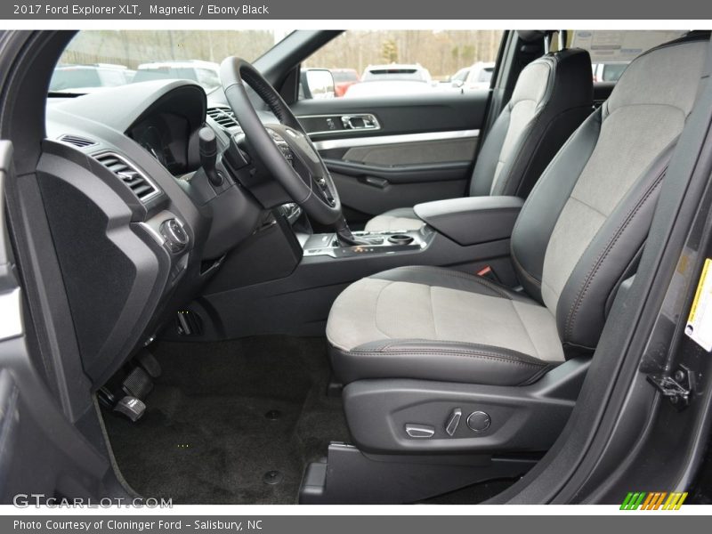 Front Seat of 2017 Explorer XLT