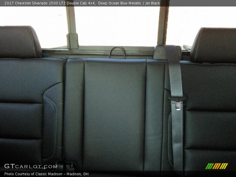 Deep Ocean Blue Metallic / Jet Black 2017 Chevrolet Silverado 1500 LTZ Double Cab 4x4