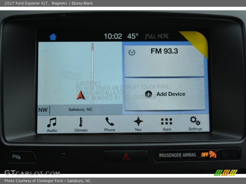 Magnetic / Ebony Black 2017 Ford Explorer XLT