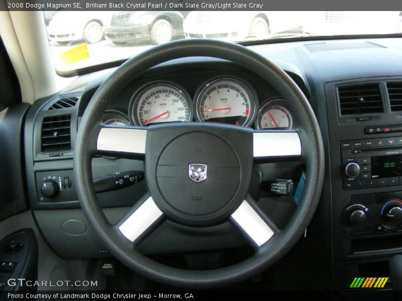 Brilliant Black Crystal Pearl / Dark Slate Gray/Light Slate Gray 2008 Dodge Magnum SE