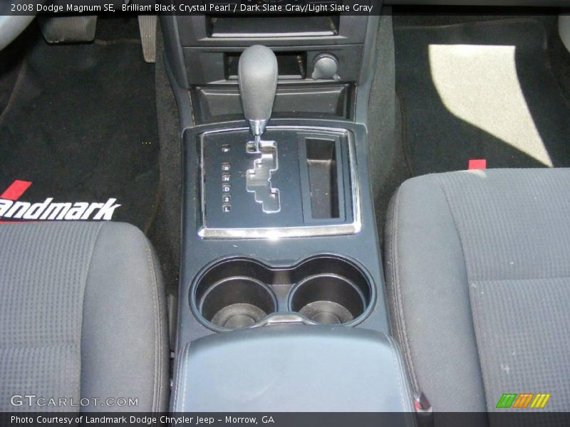 Brilliant Black Crystal Pearl / Dark Slate Gray/Light Slate Gray 2008 Dodge Magnum SE