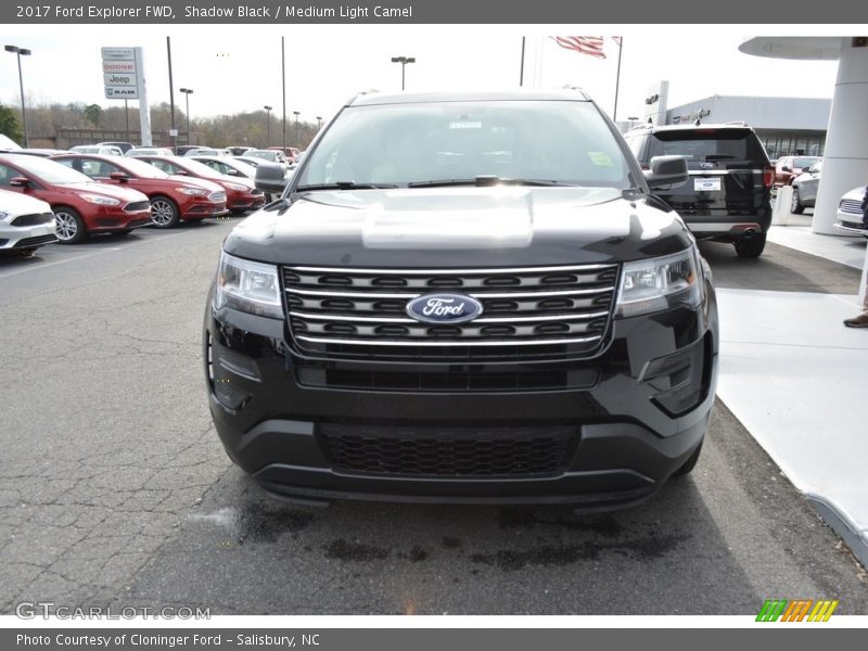 Shadow Black / Medium Light Camel 2017 Ford Explorer FWD