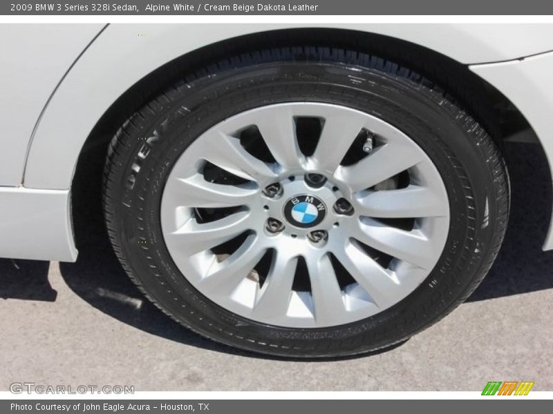 Alpine White / Cream Beige Dakota Leather 2009 BMW 3 Series 328i Sedan