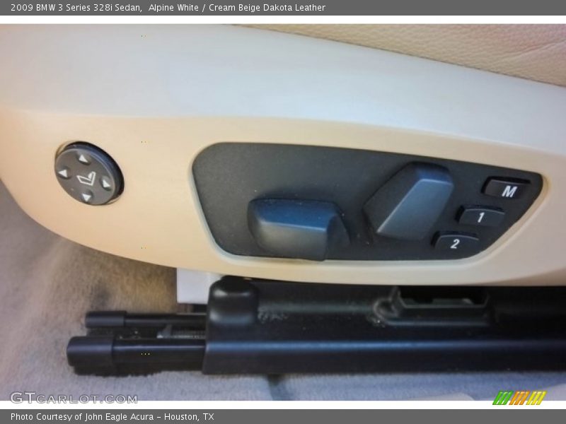 Alpine White / Cream Beige Dakota Leather 2009 BMW 3 Series 328i Sedan