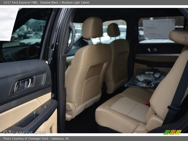 Shadow Black / Medium Light Camel 2017 Ford Explorer FWD
