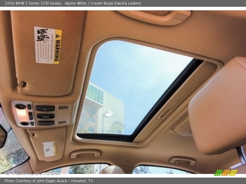 Alpine White / Cream Beige Dakota Leather 2009 BMW 3 Series 328i Sedan