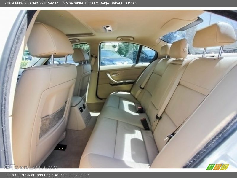Alpine White / Cream Beige Dakota Leather 2009 BMW 3 Series 328i Sedan