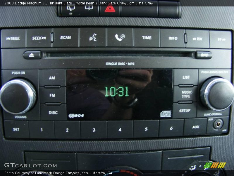 Brilliant Black Crystal Pearl / Dark Slate Gray/Light Slate Gray 2008 Dodge Magnum SE