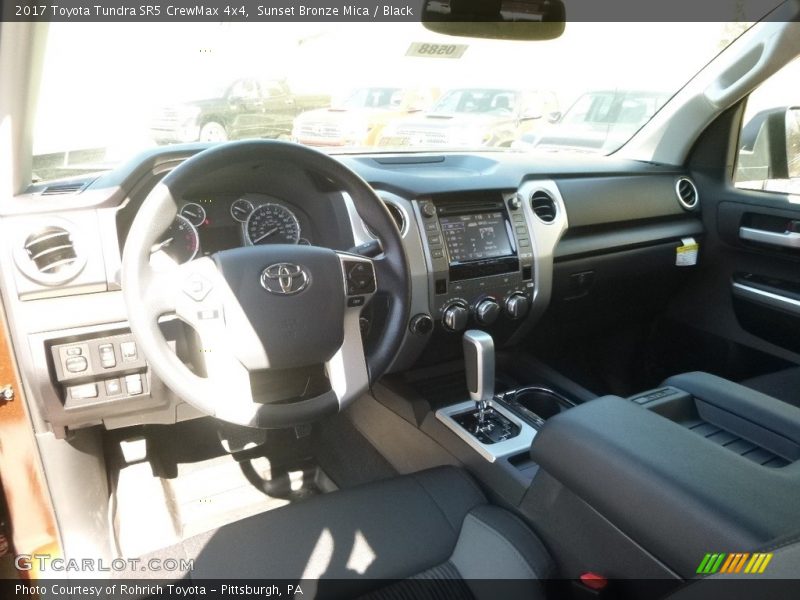 Sunset Bronze Mica / Black 2017 Toyota Tundra SR5 CrewMax 4x4