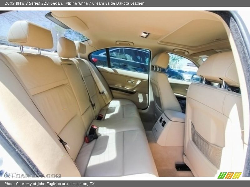 Alpine White / Cream Beige Dakota Leather 2009 BMW 3 Series 328i Sedan