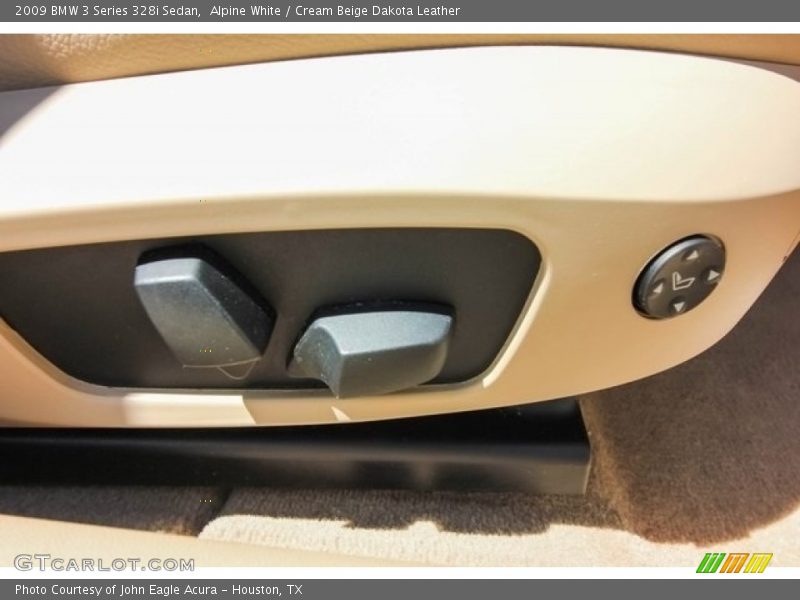 Alpine White / Cream Beige Dakota Leather 2009 BMW 3 Series 328i Sedan