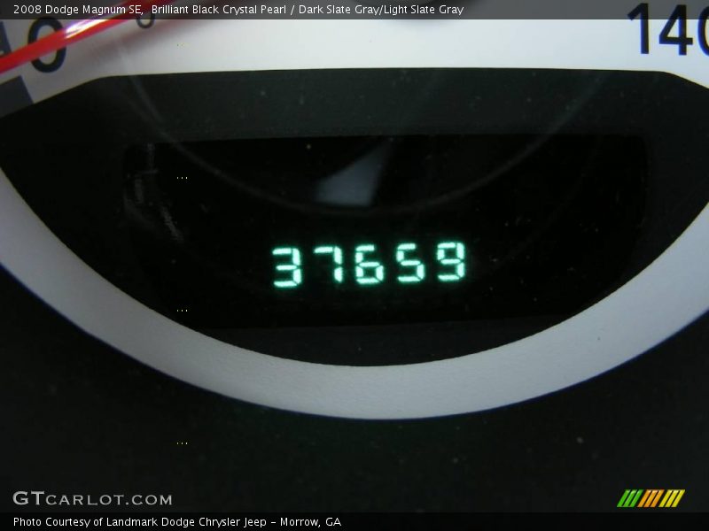 Brilliant Black Crystal Pearl / Dark Slate Gray/Light Slate Gray 2008 Dodge Magnum SE