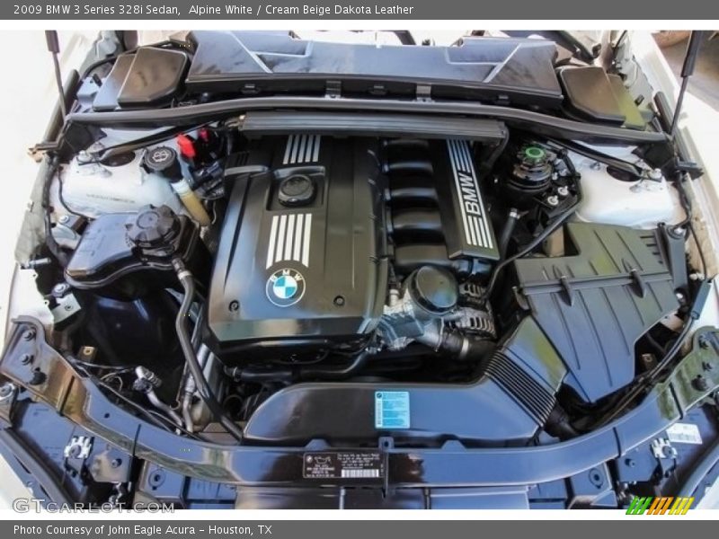 Alpine White / Cream Beige Dakota Leather 2009 BMW 3 Series 328i Sedan