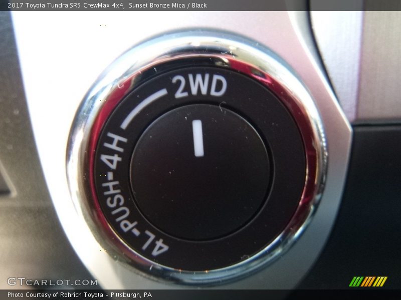 Sunset Bronze Mica / Black 2017 Toyota Tundra SR5 CrewMax 4x4