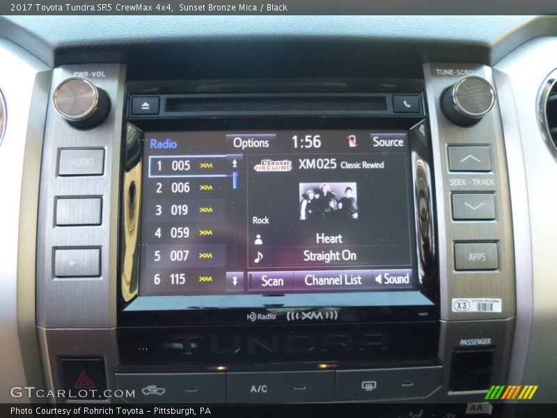 Controls of 2017 Tundra SR5 CrewMax 4x4